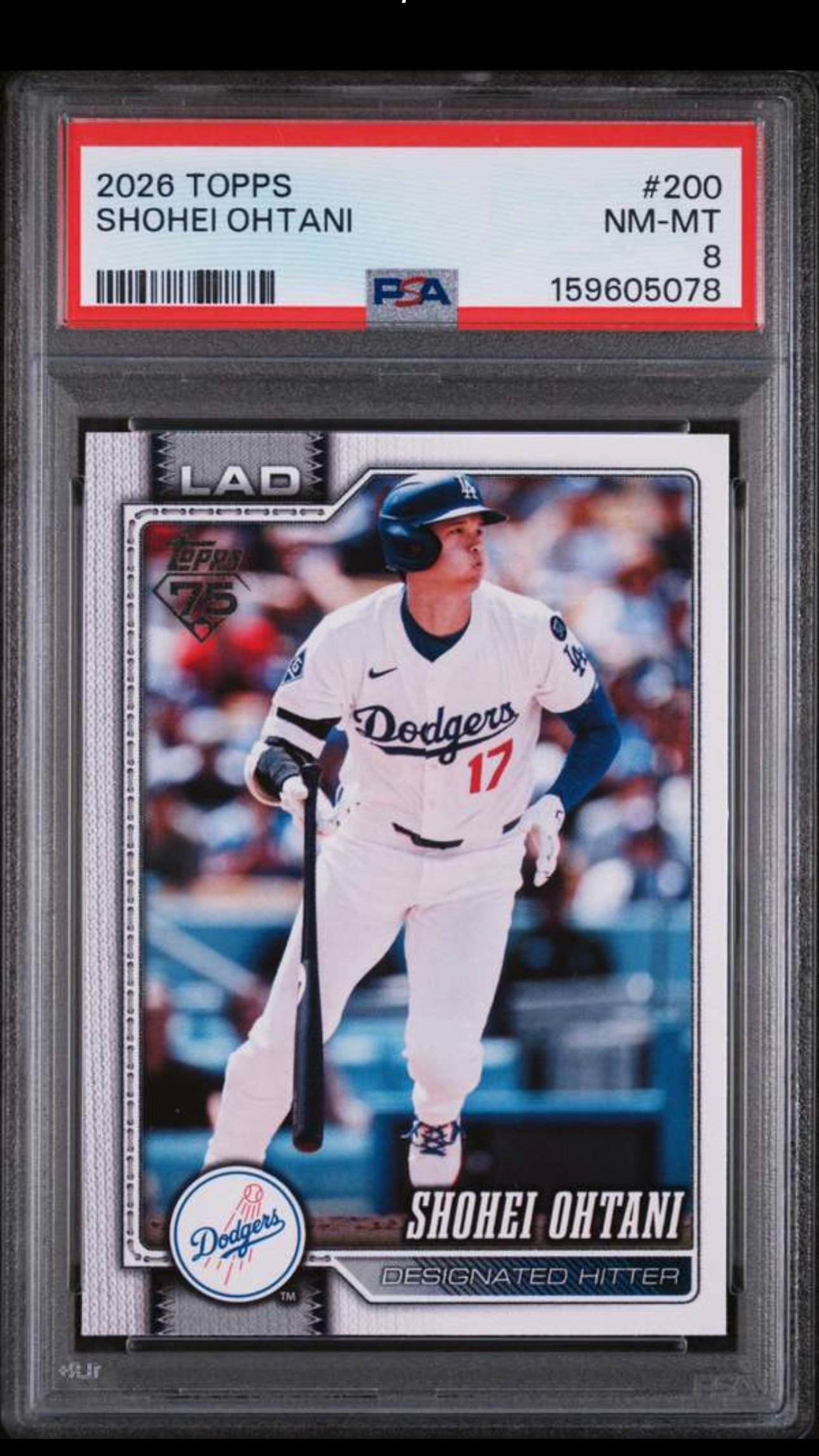 Graded Shohei Ohtani card